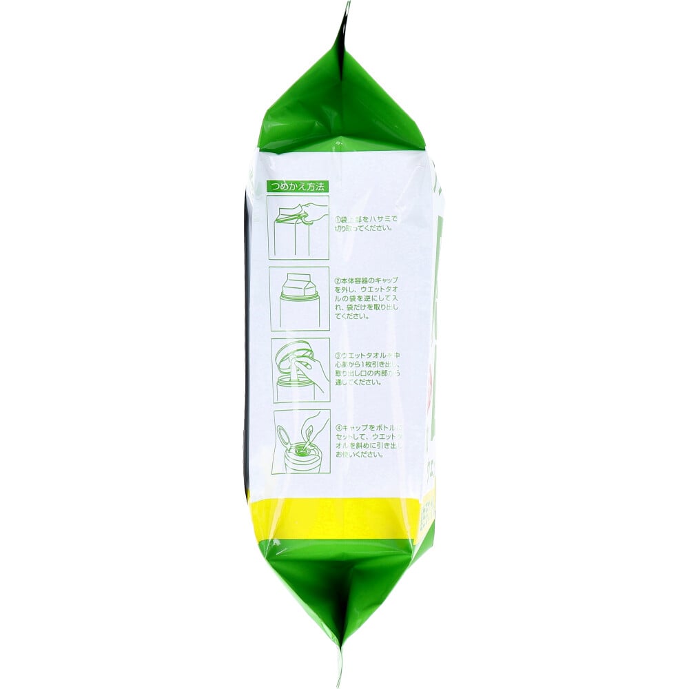 コーヨー化成　ノンアルコール除菌 ウエットタオル 詰替用 100枚入　1パック（ご注文単位1パック）【直送品】