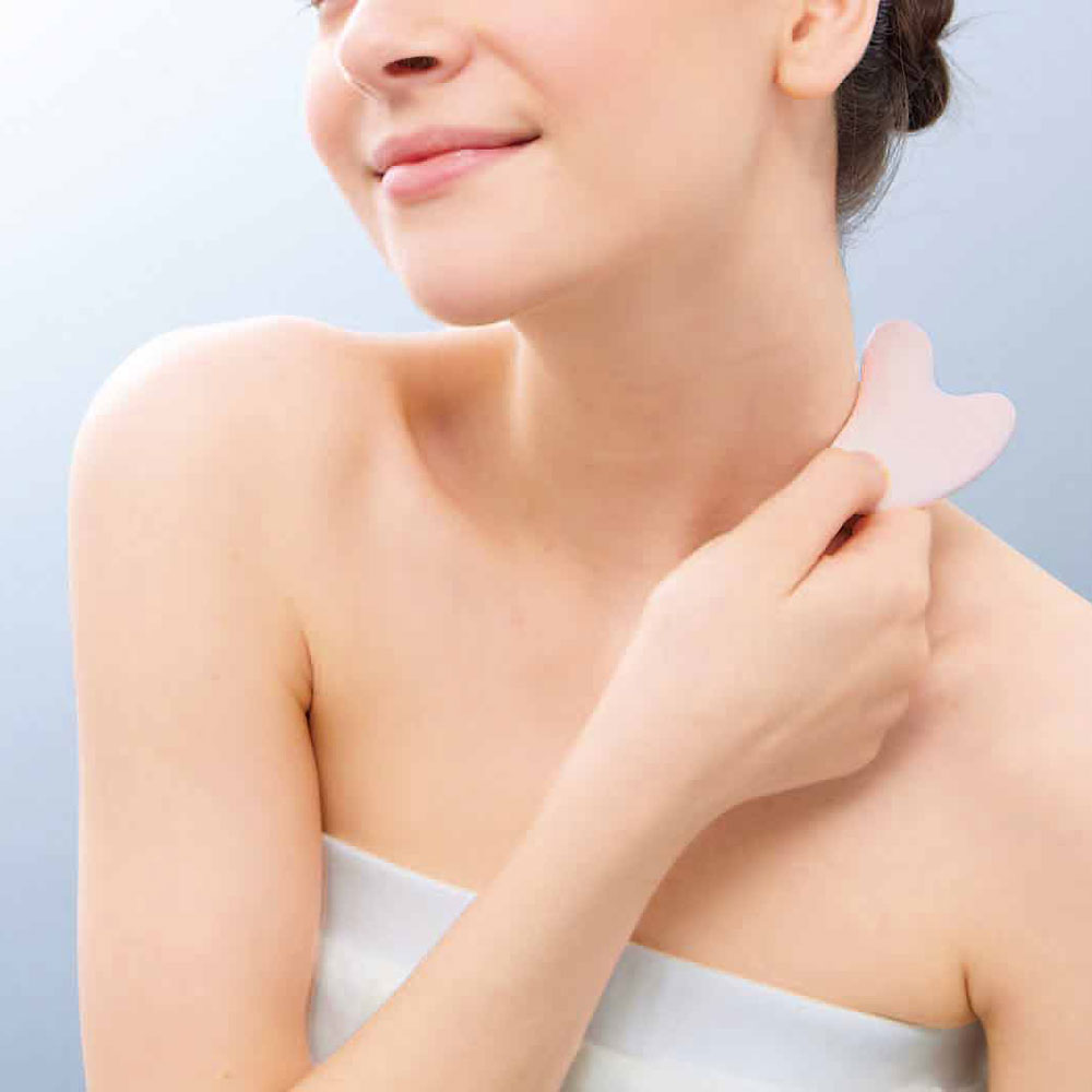 コジット かっさ リフトプレート ローズクォーツ 専用ケース付 1個(ご注文単位1個)【直送品】