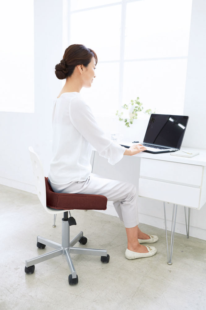 コジット　腰痛対策クッション ブラウン　1個（ご注文単位1個）【直送品】