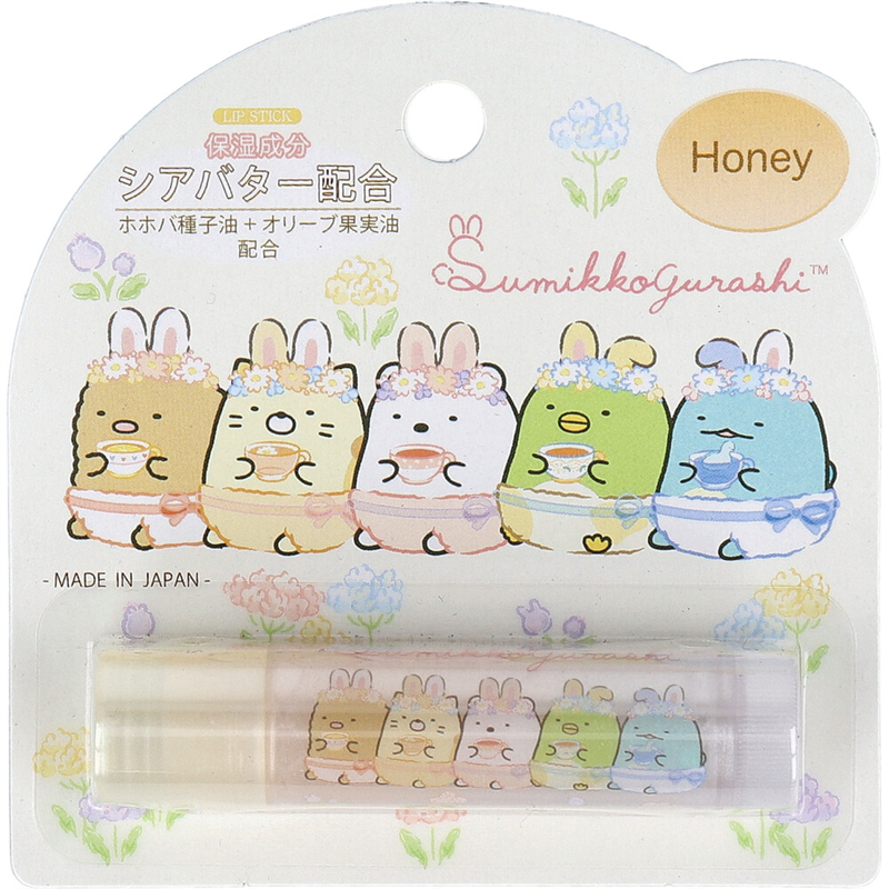 サンタン　リップスティック すみっコぐらし はちみつ 1本入 1個（ご注文単位1個）【直送品】