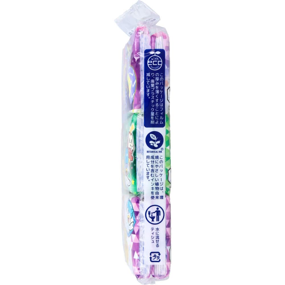 タカラトミー　ポケットモンスター 水に流せるプリントティシュ 16枚(8組)×6個入 1パック（ご注文単位1パック）【直送品】