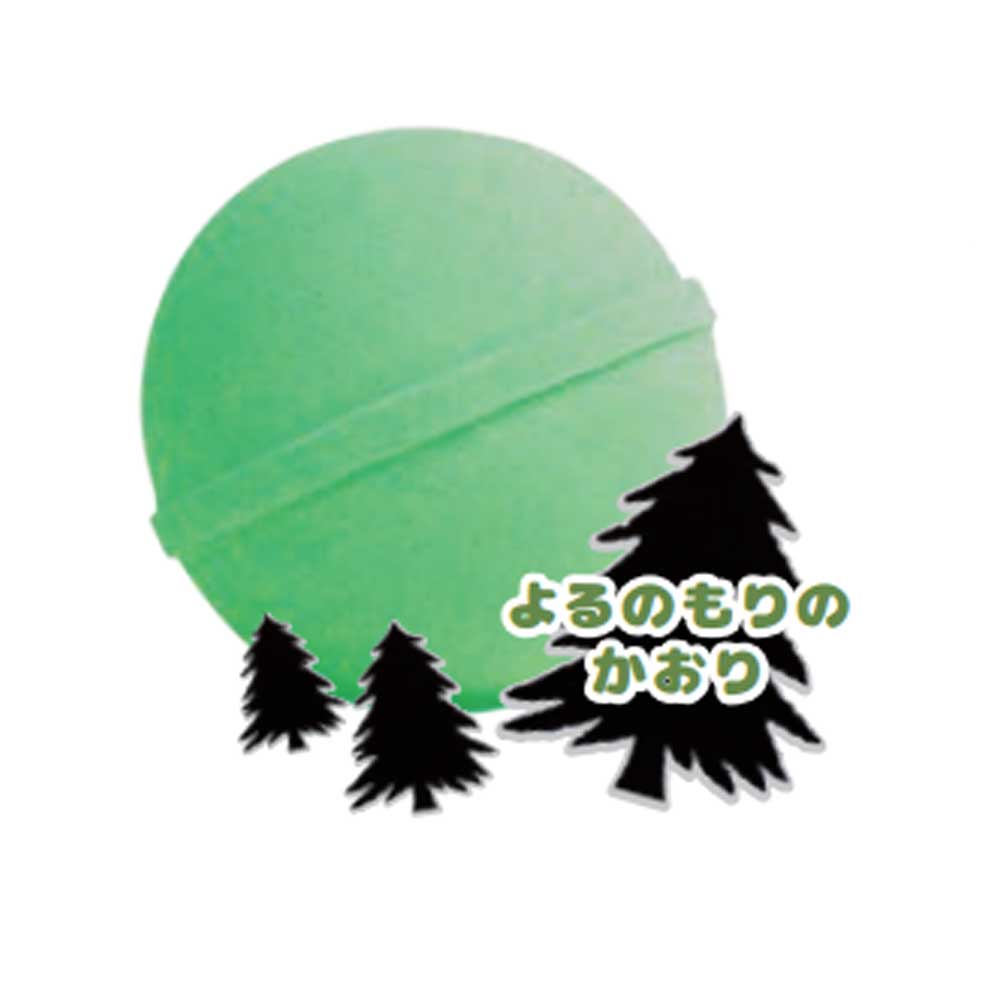 ノルコーポレーション　めがねうさぎ バスボール よるのもりのかおり 70g 1回分 1個（ご注文単位1個）【直送品】