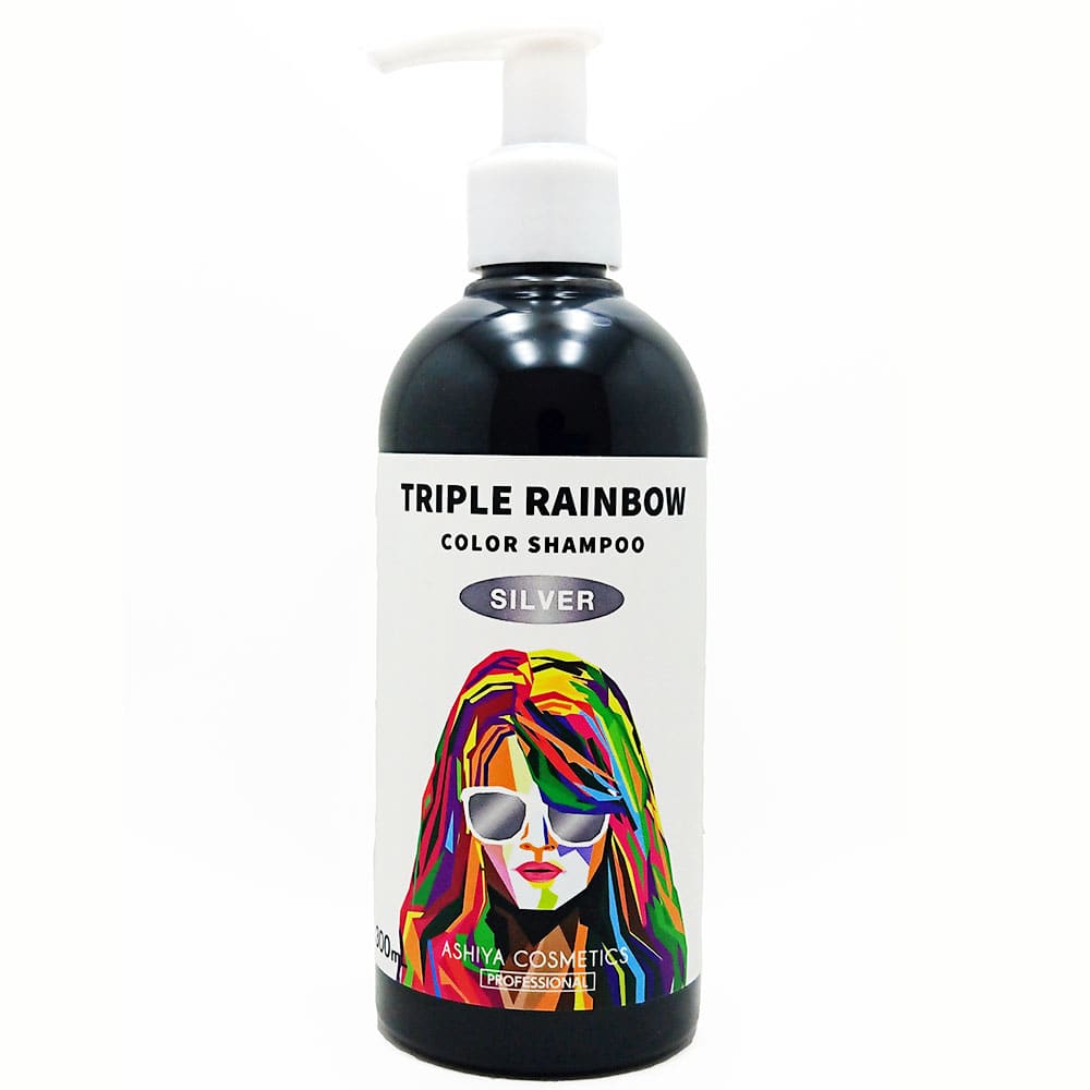 ハッピーバース トリプルレインボー カラーシャンプー シルバー 300mL 1個(ご注文単位1個)【直送品】