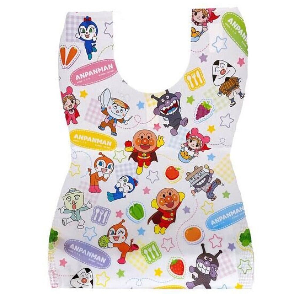 バンダイ 不織布おしょくじエプロン 5枚入 1パック(ご注文単位1パック)【直送品】