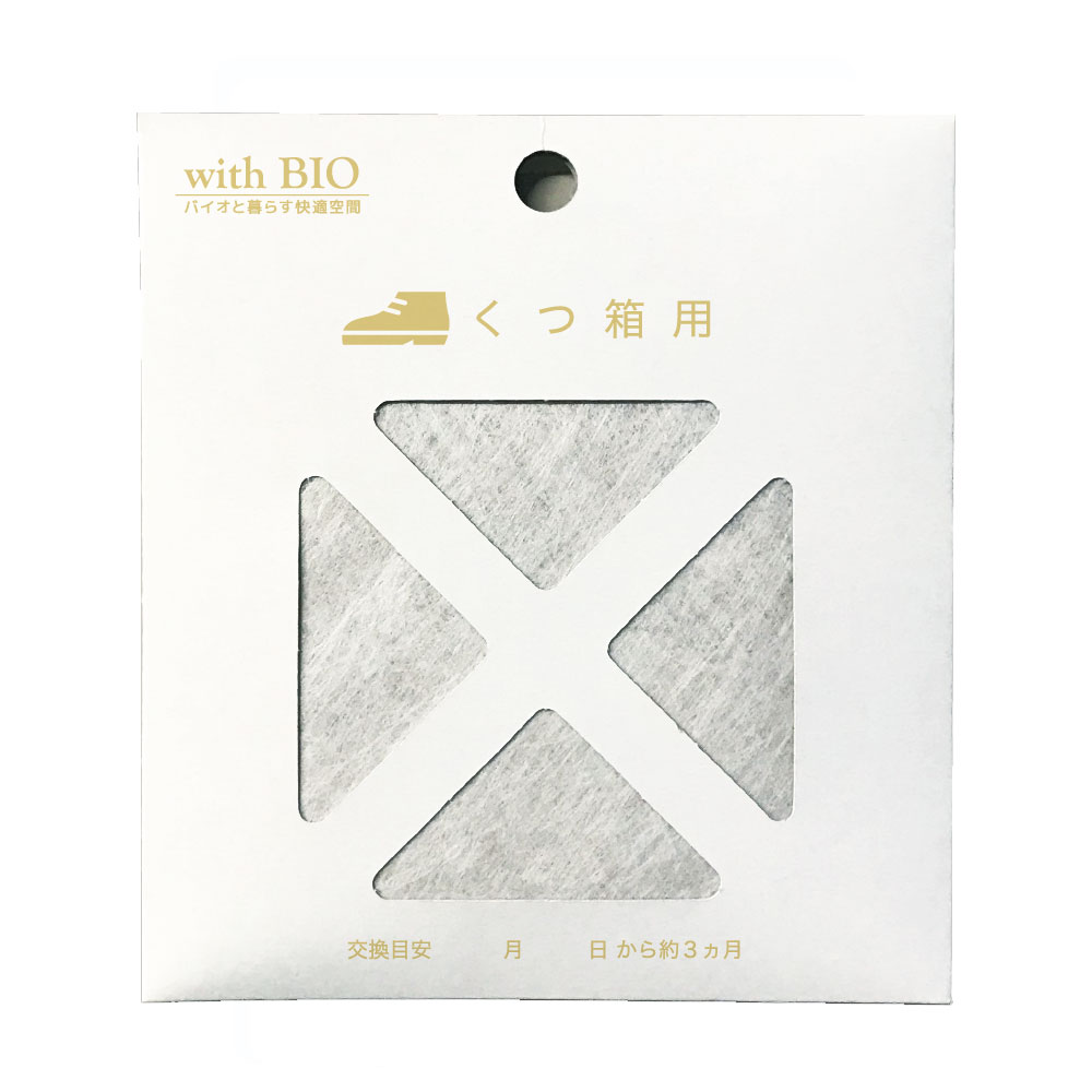 ビッグバイオ withBIO くつ箱の消臭 貼るタイプ 1個入 1袋(ご注文単位1袋)【直送品】
