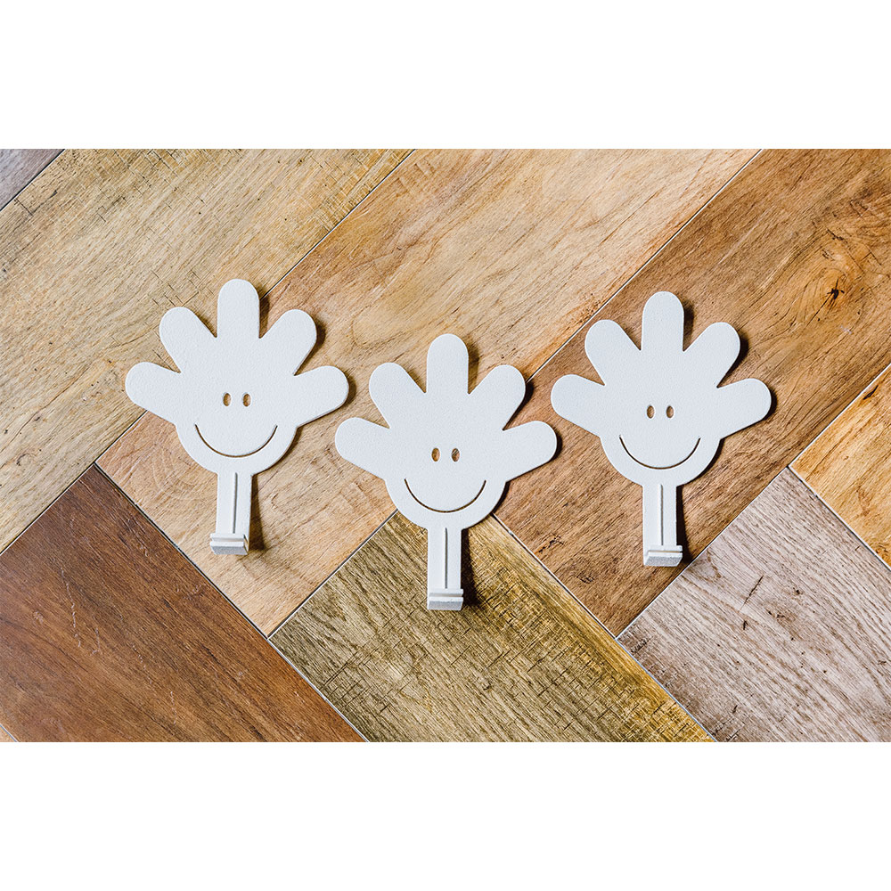 フォーラル ママの手 ラップ用アーム ホワイト 3個入 1パック(ご注文単位1パック)【直送品】