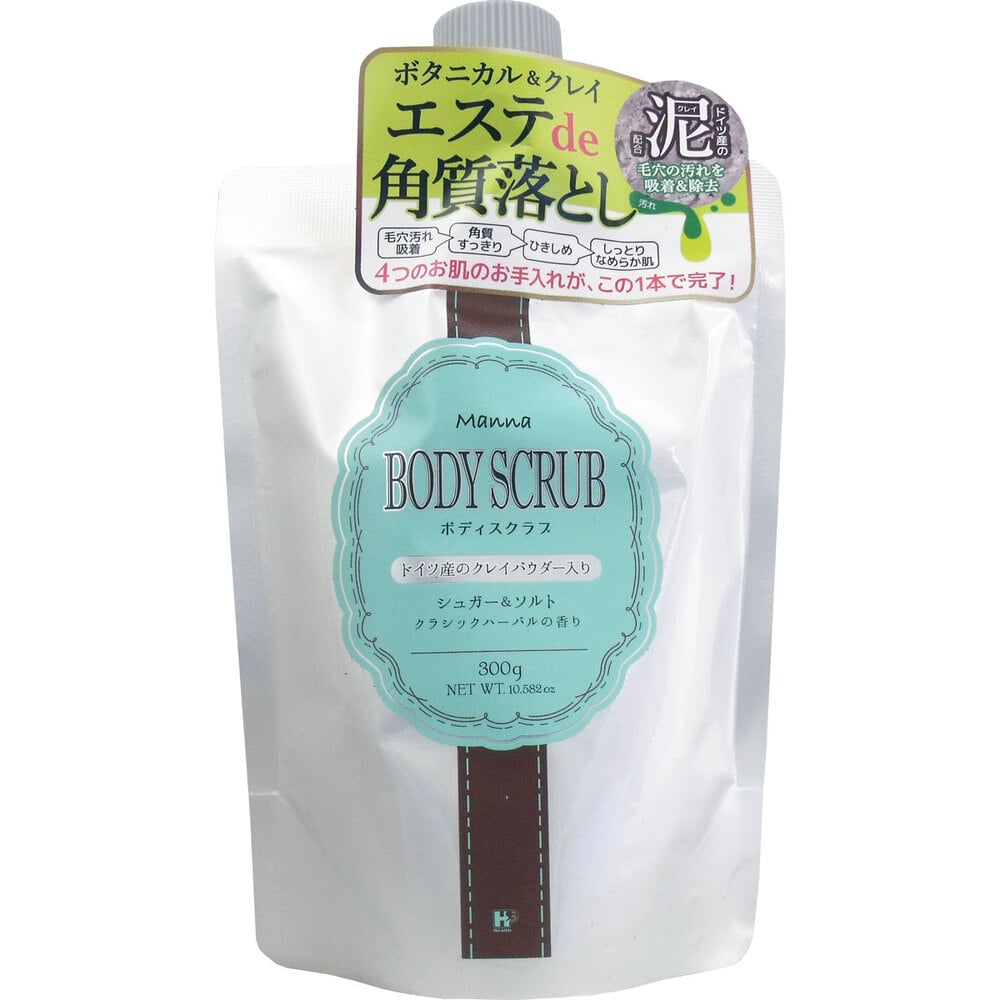 ヘルス　マナ ボディスクラブ クラシックハーバルの香り 300g　1個（ご注文単位1個）【直送品】