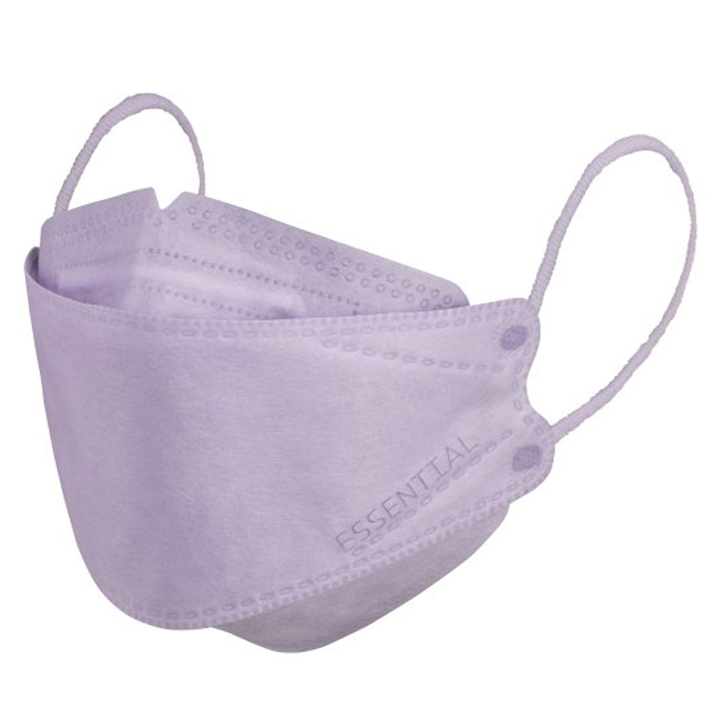 ヨコイ　さらふわ ESSENTIAL MASK 不織布マスク ペールラベンダー FD30-LA 紙製マスクケース付き 30枚入　1箱（ご注文単位1箱）【直送品】