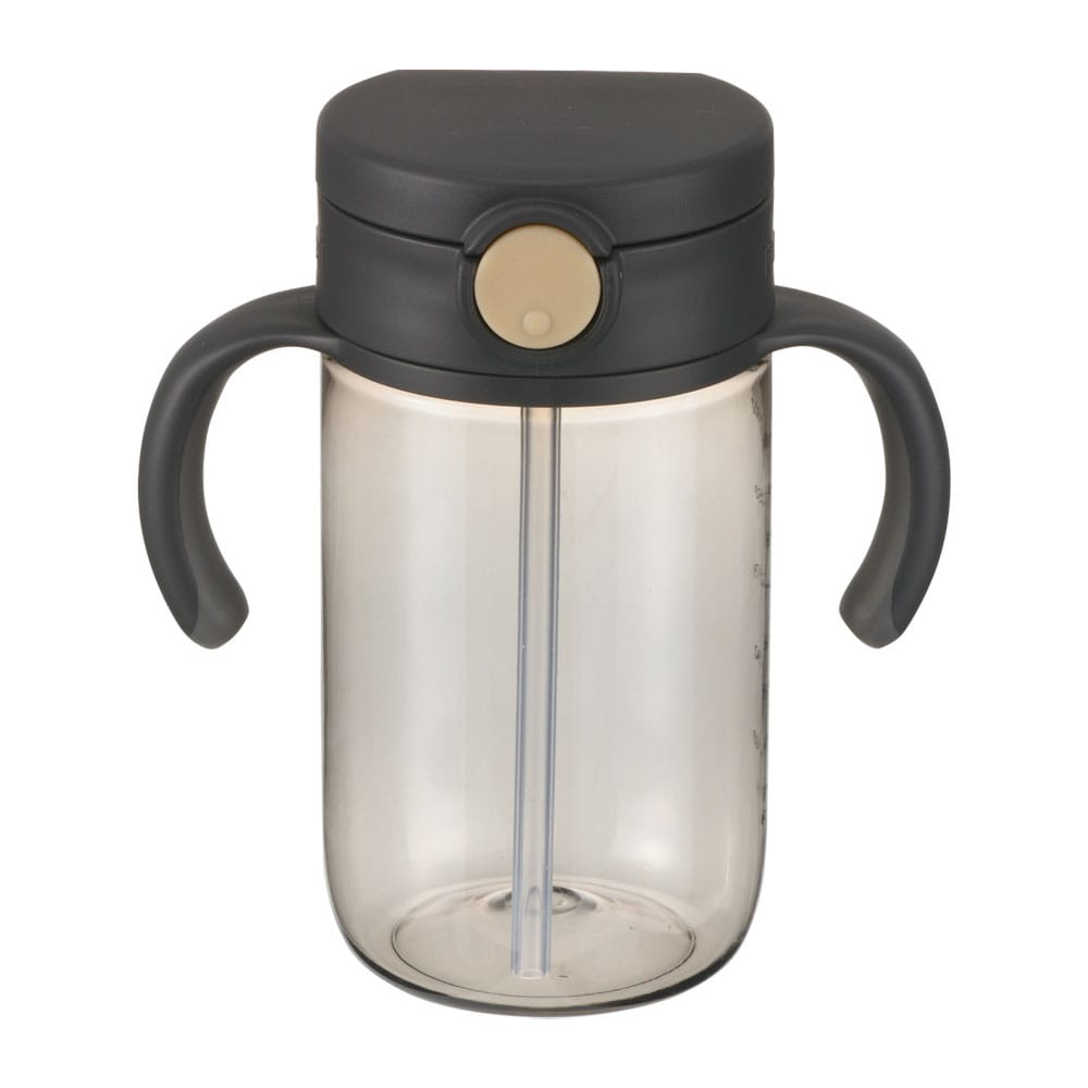 リッチェル アスター おでかけストローマグ 320 ブラック 1個(ご注文単位1個)【直送品】