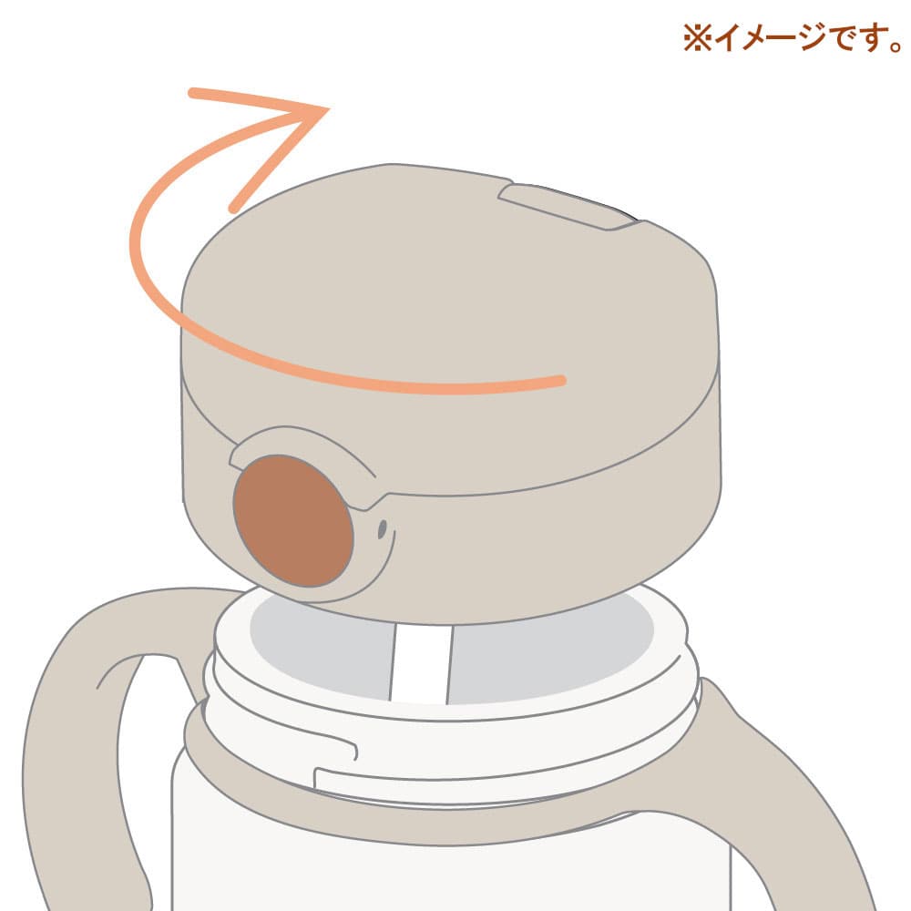 リッチェル アスター おでかけストローマグ 320 ブラック 1個(ご注文単位1個)【直送品】