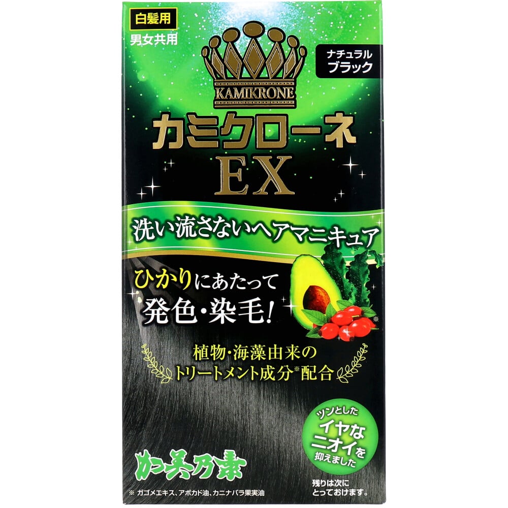 加美乃素本舗 カミクローネEX ナチュラルブラック 80mL 1個(ご注文単位1個)【直送品】