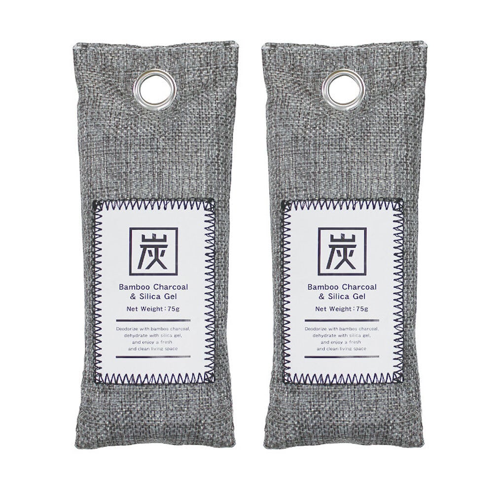 小久保工業所 竹炭 除湿消臭バッグ 約75g×2個入 1パック(ご注文単位1パック)【直送品】