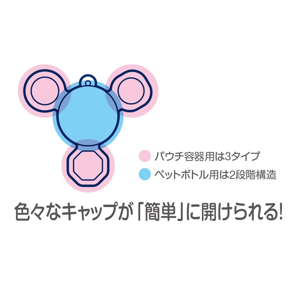 小森樹脂 aid&assist キャップオープナー ホワイト 1個(ご注文単位1個)【直送品】