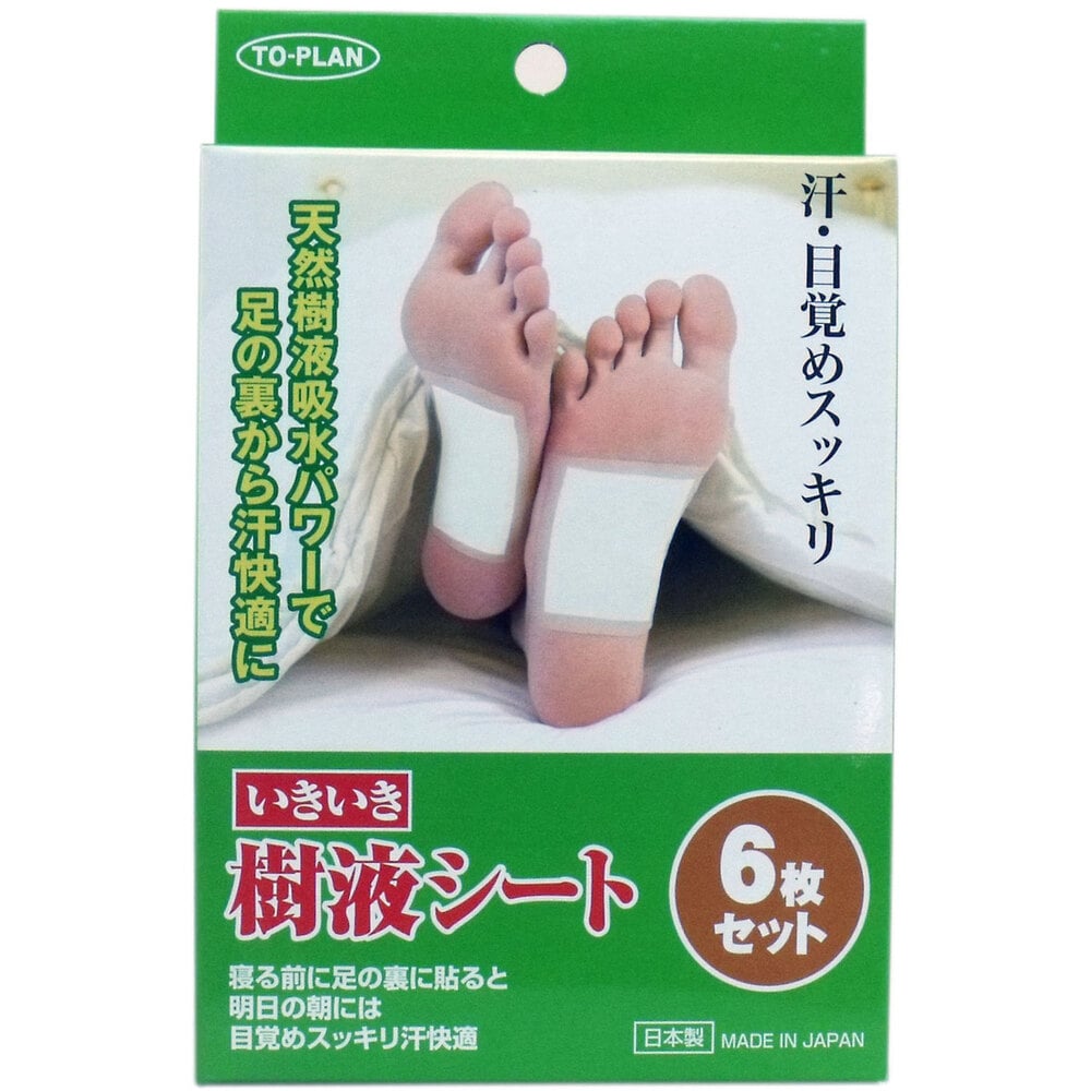 東京企画販売 いきいき樹液シート 6枚入 1パック(ご注文単位1パック)【直送品】