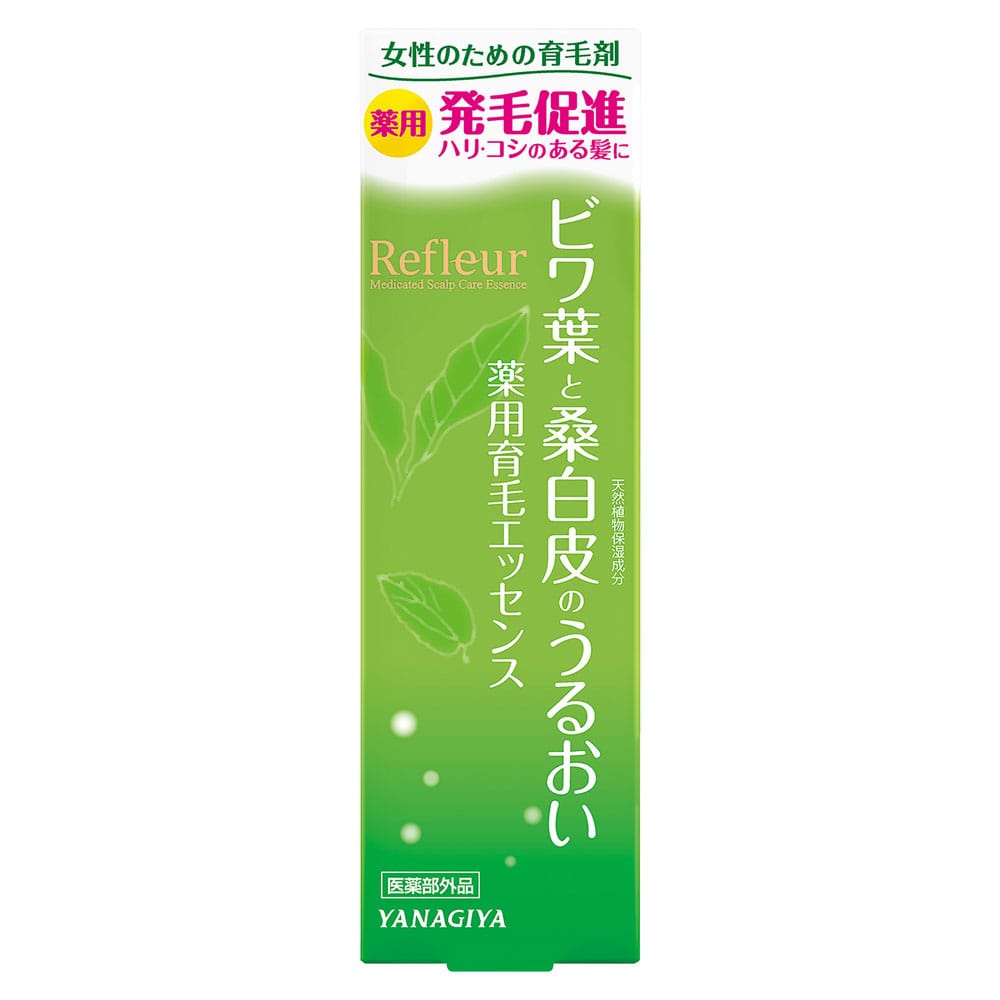 柳屋本店　リフルール ビワ葉と桑白皮のうるおい 薬用育毛エッセンス 120mL　1個（ご注文単位1個）【直送品】