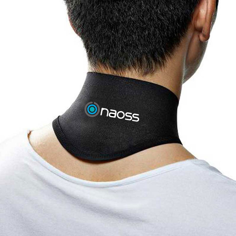 丸光産業　皮膚感覚サポーター 首用 オールインワン ネック ブラック Lサイズ　1個（ご注文単位1個）【直送品】