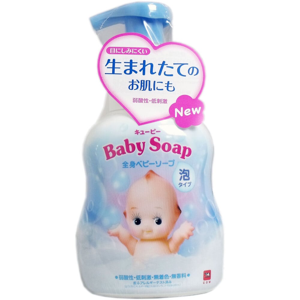 牛乳石鹸共進社　キューピー 全身ベビーソープ 泡タイプ ポンプ 400mL　1個（ご注文単位1個）【直送品】