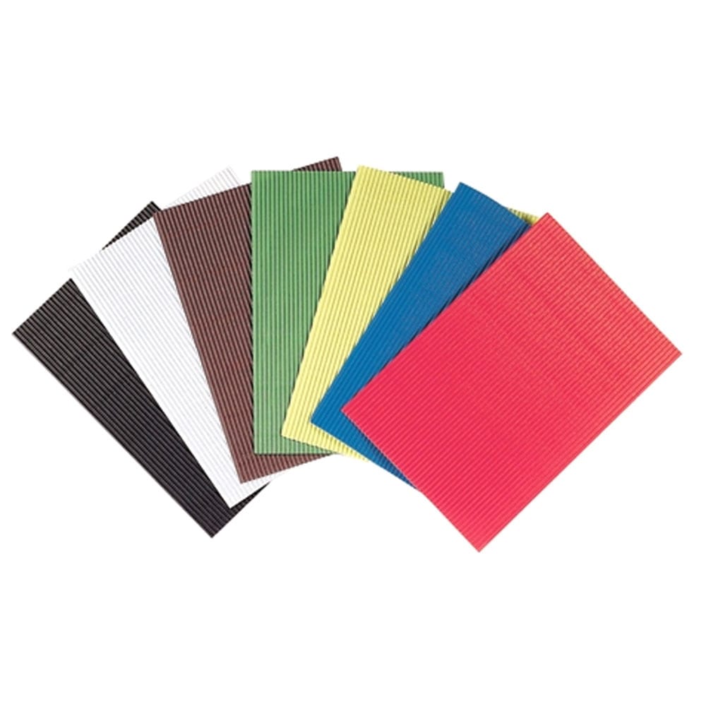 銀鳥産業 ギンポー カラフルダンボール 7色7枚入 CD-300 1パック(ご注文単位1パック)【直送品】