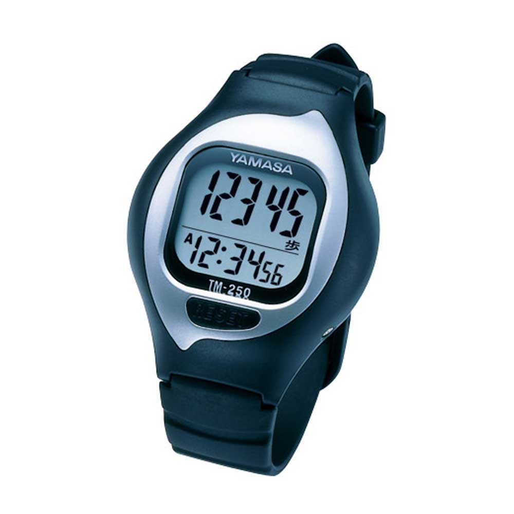 山佐時計計器　ヤマサ NEWとけい万歩計 TM-250 ブラック　1個（ご注文単位1個）【直送品】