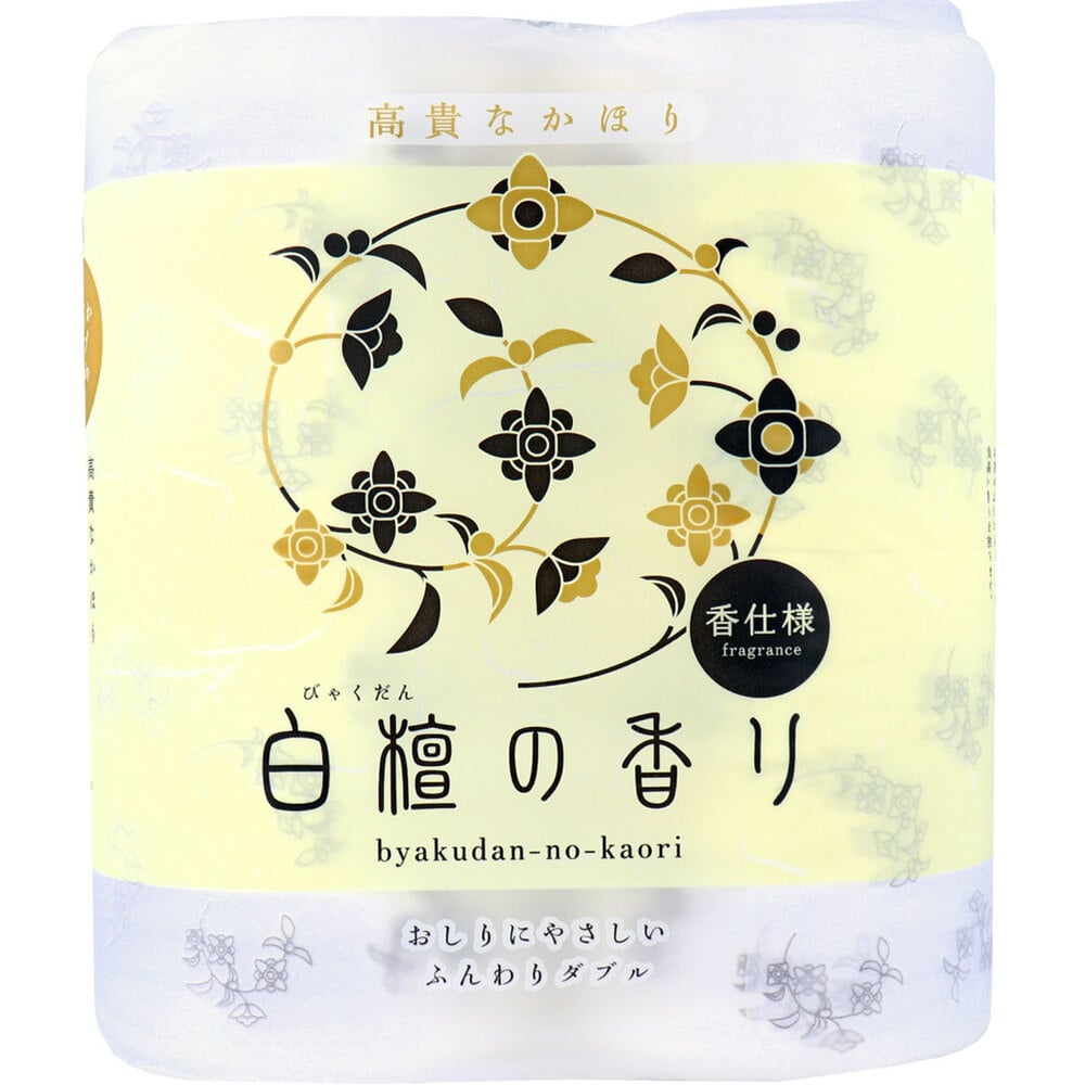 四国特紙　トイレットペーパー 白檀の香り ダブル 30m×4ロール　1個（ご注文単位1個）【直送品】