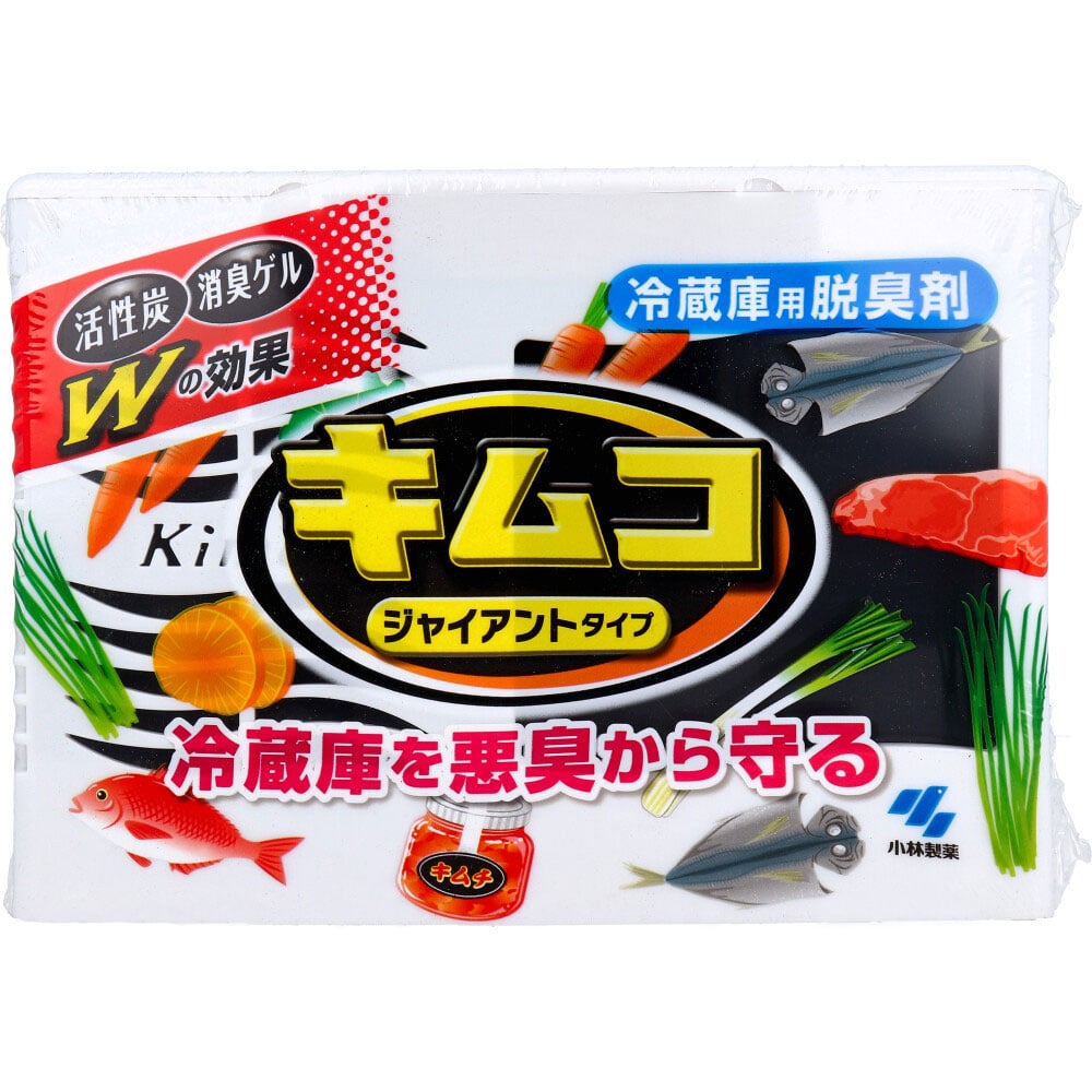 小林製薬 キムコ ジャイアントタイプ 冷蔵庫用脱臭剤 162g 1個(ご注文単位1個)【直送品】
