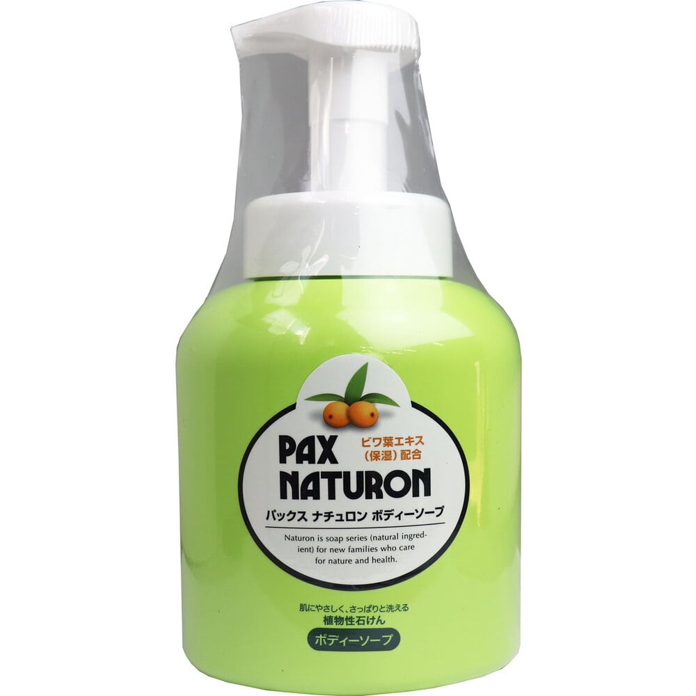 太陽油脂 パックスナチュロン ボディーソープ 泡状ポンプ式 500mL 1個(ご注文単位1個)【直送品】