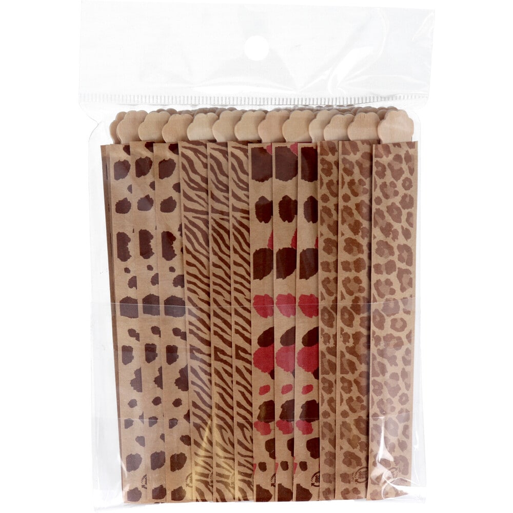 大黒工業 木製マドラー 肉球 4種×12本 48本入 1パック(ご注文単位1パック)【直送品】