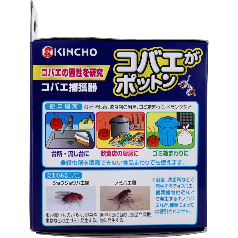 大日本除虫菊 金鳥 コバエがポットン 置き型 1個(ご注文単位1個)【直送品】
