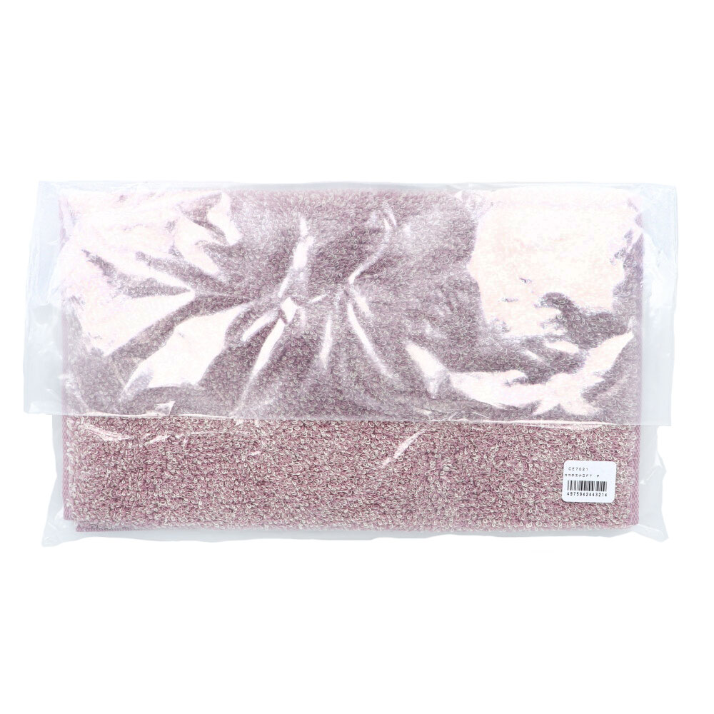 日繊商工　cocochiena2(ココチエナ2) フェイスタオル 約34×80cm ピンク CE7021 1枚（ご注文単位1枚）【直送品】