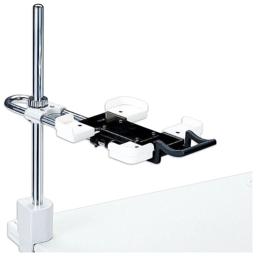 >プラス PLUS 電話機台 新型クランプタイプ 皿面高さ:110~400mm 13-023 TE-232JL 1台(ご注文単位1台)【直送品】