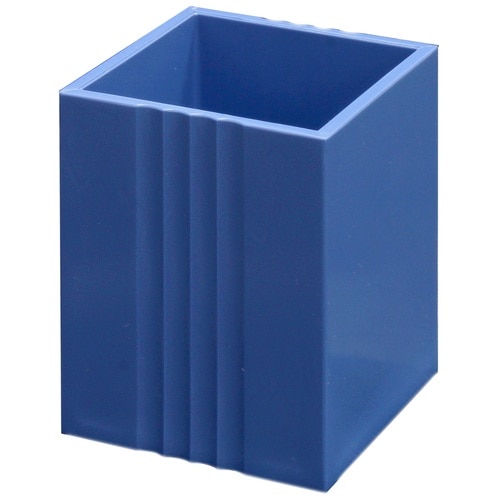 プラス PLUS ペンスタンド 小 TM-401 ブルー 15-211 1個(ご注文単位1個)【直送品】