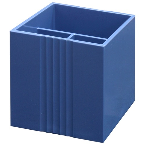 プラス PLUS ペンスタンド 大 食品トレーリサイクルシリーズ TM-402 15-213 ブルー 1個(ご注文単位1個)【直送品】