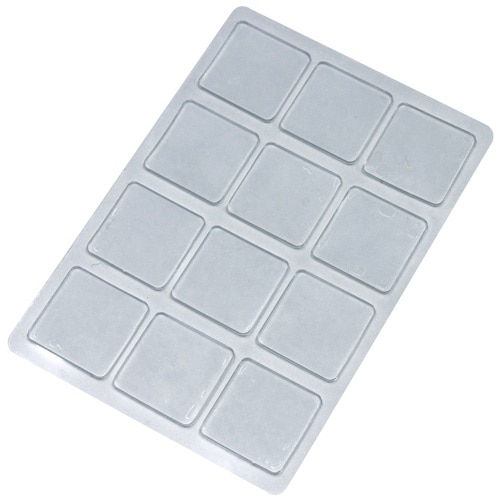 プラス PLUS 粘着ピン リピタック 20mm角 12片入 クリヤー 1袋(ご注文単位1袋)【直送品】