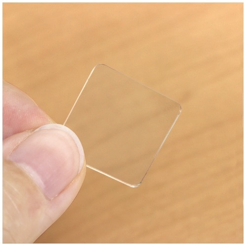 プラス PLUS 粘着ピン リピタック 20mm角 12片入 クリヤー 1袋(ご注文単位1袋)【直送品】