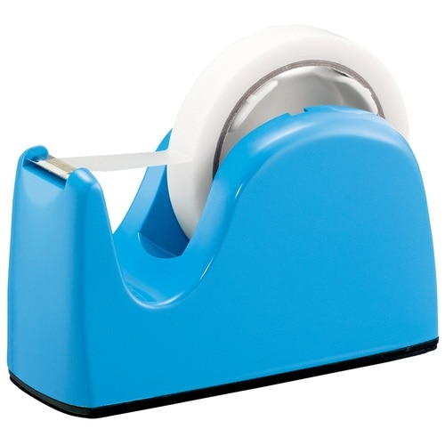 プラス PLUS テープカッター TC－301 ライトブルー 1個 1台（ご注文単位1台）【直送品】