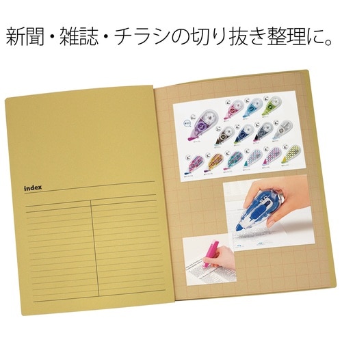 プラス PLUS スクラップブック(両面クラフト紙表紙)中紙30枚 B4縦 SB-210 33-243 1冊（ご注文単位1冊）【直送品】