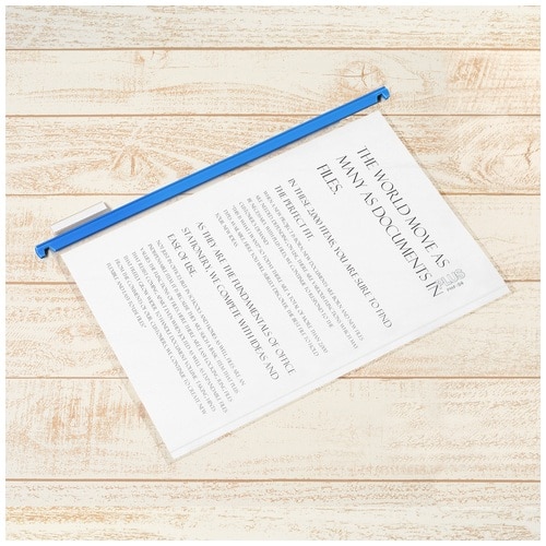 プラス PLUS ハンガーフォルダー PP製 PHF-B4 B4 ブルー 33-987 10枚/袋(ご注文単位1袋)【直送品】