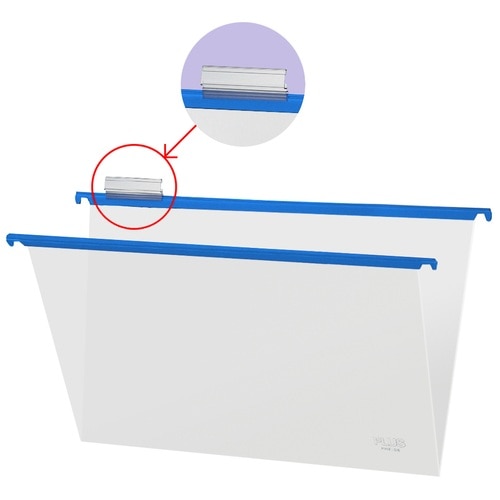 プラス PLUS ハンガーフォルダー PP製 PHF-B4 B4 ブルー 33-987 10枚/袋(ご注文単位1袋)【直送品】