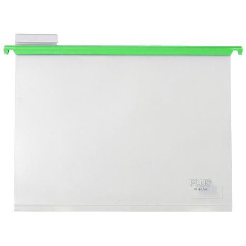 プラス PLUS ハンガーフォルダー PP製 PHF-A4 A4 グリーン 34-003 10枚/袋(ご注文単位1袋)【直送品】