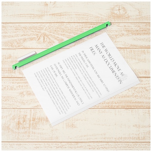 プラス PLUS ハンガーフォルダー PP製 PHF-A4 A4 グリーン 34-003 10枚/袋(ご注文単位1袋)【直送品】