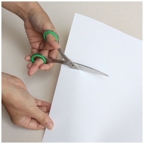 プラス PLUS はさみ左手用 ステンレスハサミ 刃渡り69mm NO.165L R グリーン 34-940 1個(ご注文単位1個)【直送品】