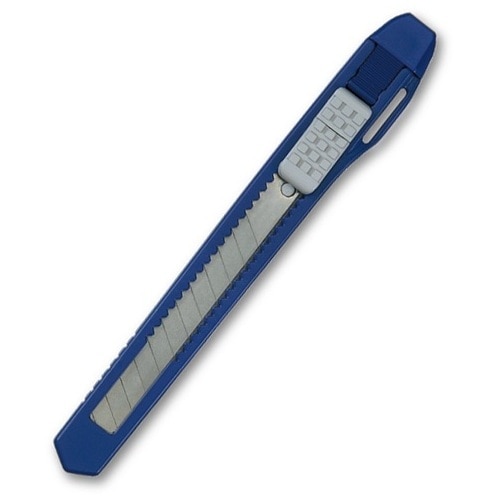 プラス PLUS 35323)カッターナイフ S CU 103 ネイビー 1本（ご注文単位1本）【直送品】