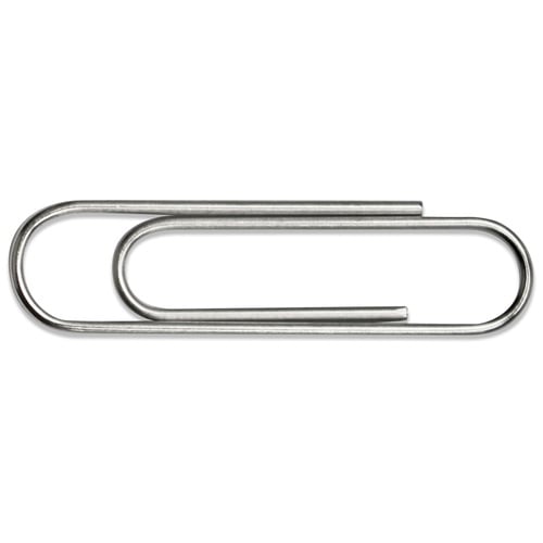 プラス PLUS ゼムクリップ No.1 大型 約100個 CP-303 35-417 1箱(ご注文単位1箱)【直送品】