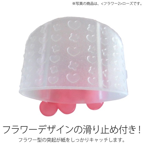 プラス PLUS 指サック メクリッコ スイート Lサイズ 3個入り フラワー ピンク系 35-908 1袋（ご注文単位1袋）【直送品】