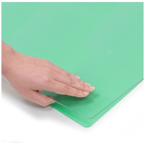 プラス PLUS デスクマット 硬質 ダブルタイプ 両面非転写 W1590×D690mm 36-731 1枚(ご注文単位1枚)【直送品】