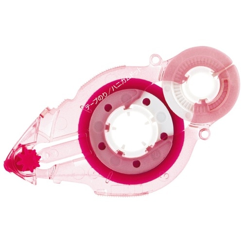 プラス PLUS テープのり スピンエコハニカム 交換テープ 8.4mm×16m ピンク 37-566 1個(ご注文単位1個)【直送品】