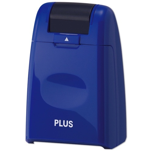 プラス PLUS 個人情報保護スタンプ ローラーケシポン ブルー IS-500CM-B 37-647 印面幅26mm 1個(ご注文単位1個)【直送品】