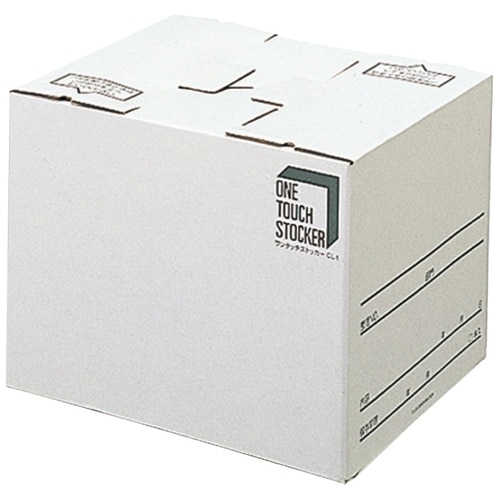 プラス PLUS ワンタッチストッカー CL-1 A4・B4用 DN-131C 40-906 ホワイト 10個/袋(ご注文単位1袋)【直送品】