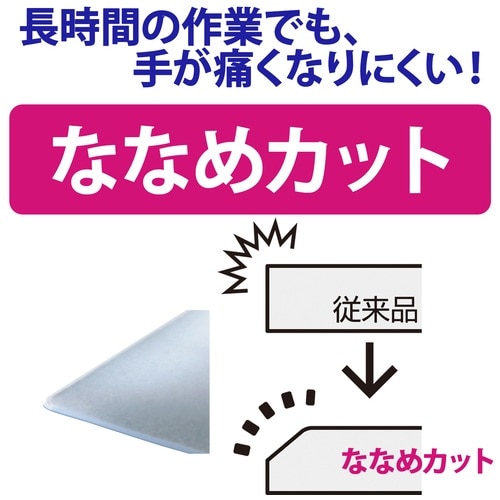 プラス PLUS デスクマット あんしん素材 非転写 下敷付 600×450mm 斜めカット 41-124 1枚(ご注文単位1枚)【直送品】