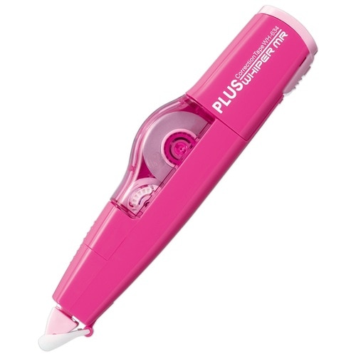 プラス PLUS 修正テープ ホワイパー MR 4.2mm ピンク 43-925 1箱（ご注文単位1箱）【直送品】